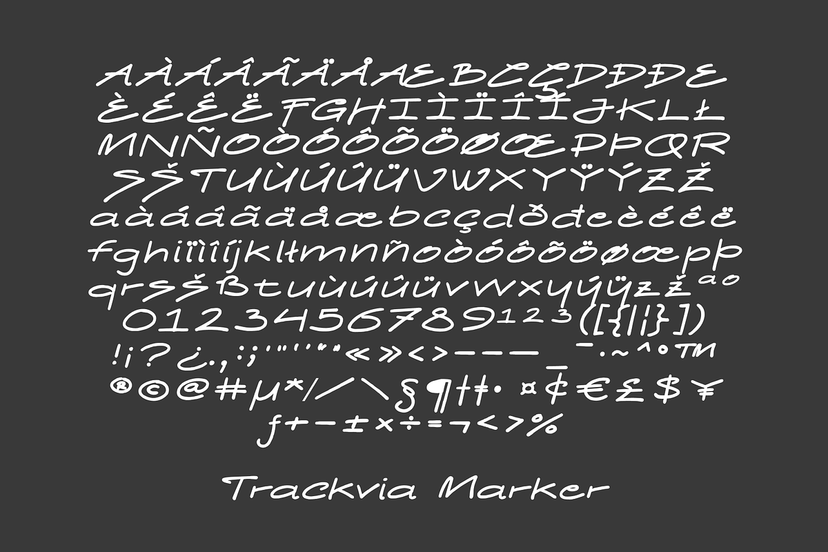 Trackvia - Street Vibes Font, a Handwritten Font by Uncarving (Photo 10 of 11)