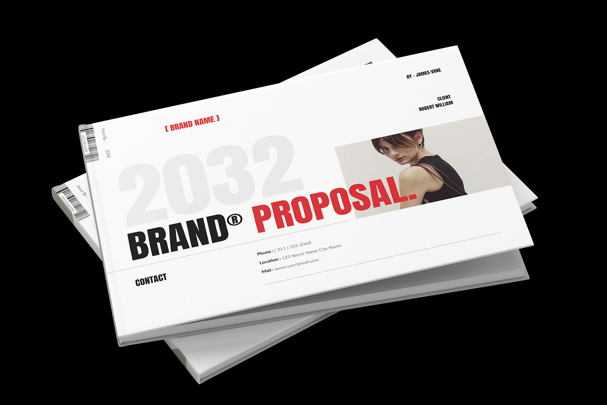 Brand Proposal Template Landscape, a Brochure Template by NorthPeak (Photo 8 of 10)