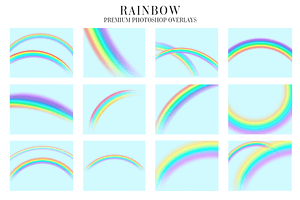 Rainbow Overlays Photoshop