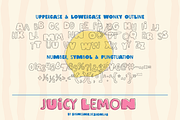 Juicy Lemon - Quirky Wonky Font, a Handwritten Font by shineink.designlab (Thumbnail 14 of 16)