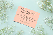 Simple thank you card template canva, a Card Template by DesignArts (Thumbnail 2 of 4)