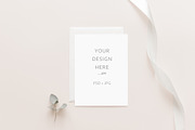 Elegant Wedding Card Mockups, an Invitation Template by Kate Roubin (Thumbnail 9 of 11)