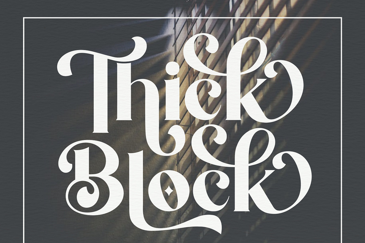 Thick Block, a Handwritten Font by Mini_World (Photo 2 of 10)