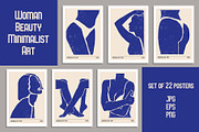 Abstract Female Figure Wall Art, a Background Graphic by C Design Studio (Thumbnail 1 of 12)