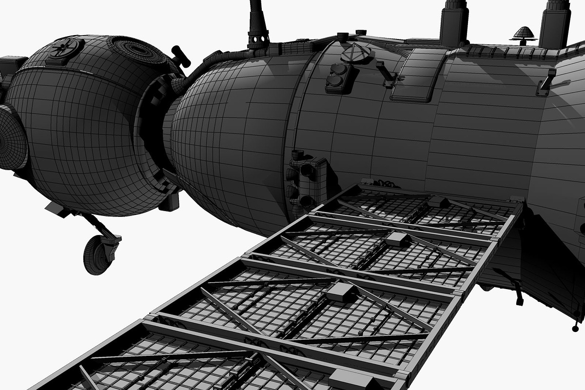 Soyuz TMA Spaceship, a Cars & Vehicle 3D Model by Mechanik (Photo 18 of 22)