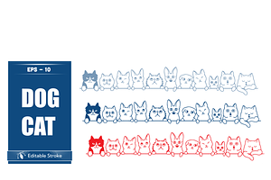 Adorable Pet Illustrations Set, an Empty State Illustration by CarWrap design