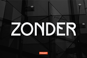 ZONDER, a Sans Serif Font by Pinisi ART (Thumbnail 1 of 10)