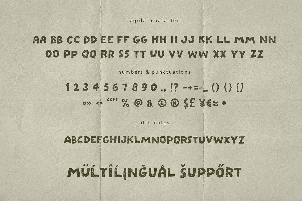 NEW DAY: CHUNKY PLAYFUL FONT TRIO, a Handwritten Font by Cute Atelier (Photo 10 of 13)