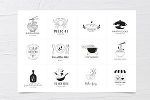 Cook & Bake Logos Collection