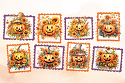 Halloween Jack O Lantern Clip Art, a Seasonal Illustration by Whimsy & Wishes (Thumbnail 4 of 5)
