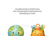 21 School Supply, a Decorative Illustration by Pati Charm Studio (Thumbnail 4 of 8)