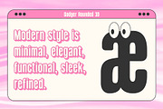Godger Rounded 3D, a Sans Serif Font by Craft Supply Co. (Thumbnail 3 of 8)