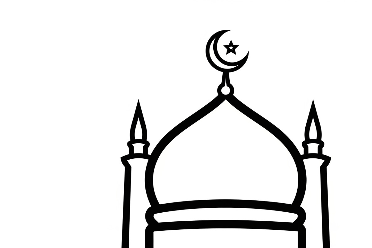 Beautiful Ramadan mosque silhouette, an Illustration by Amazin_art (Photo 30 of 31)