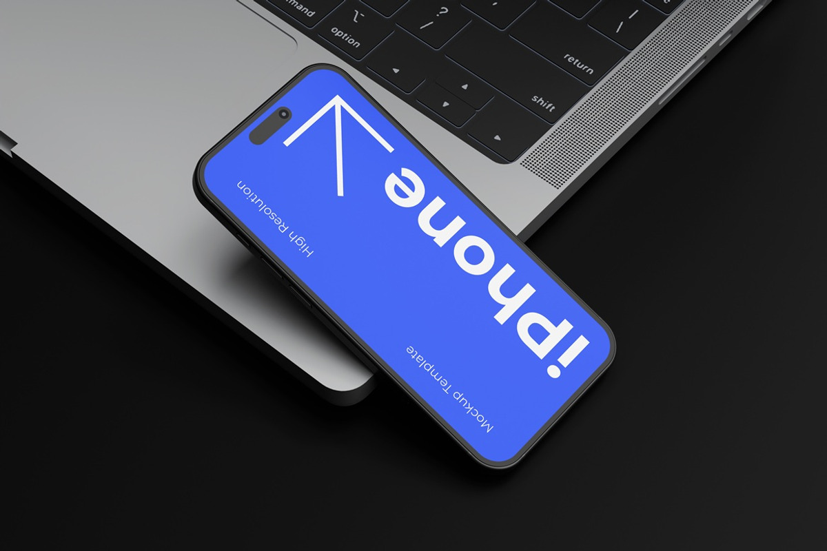 Realistic iPhone Mockup, an iPhone Mockup by Graphic Deal (Photo 4 of 5)
