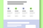Building Wireframe Landing Page, an UI Kit Template by CreativeShaper (Thumbnail 3 of 6)