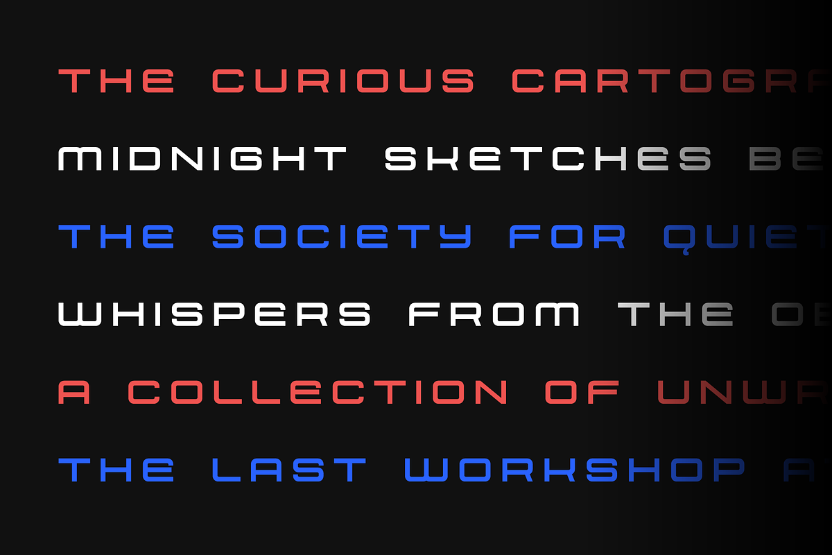 Iqarus Futuristic Sans Serif, a Sans Serif Font by alpercakici (Photo 11 of 15)