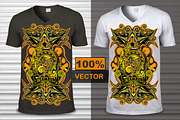 STEAMPUNK TSHIRT ILLUSTRATION, an Illustration by 7divine (Thumbnail 4 of 5)