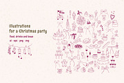 Whimsical Christmas party set, a Decorative Illustration by soboleva alya (Thumbnail 5 of 12)