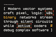 GC Vensca Mono - Modern Monospace, a Sans Serif Font by Glyphonic (Thumbnail 4 of 15)