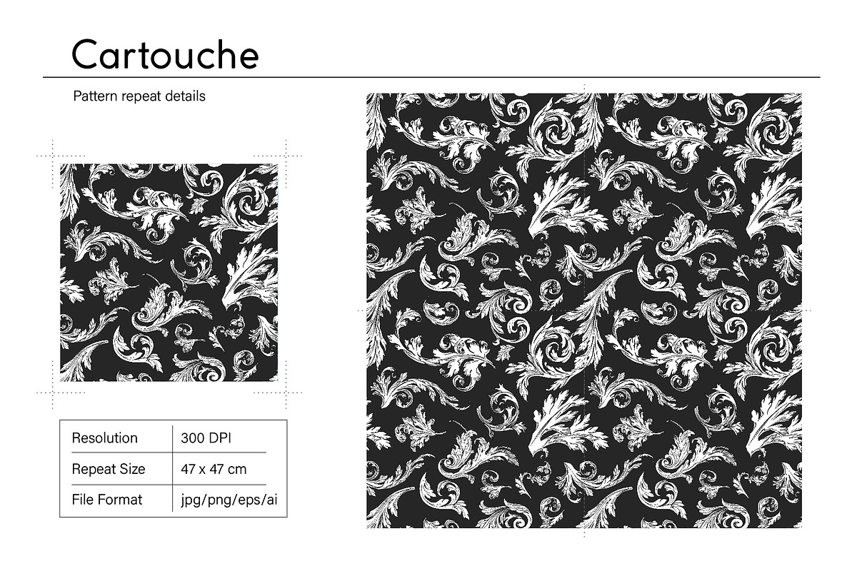 LUXURY ORNAMENTAL SCROLL PATTERN PAC, a Pattern Graphic by Sonulkaster (Photo 4 of 10)