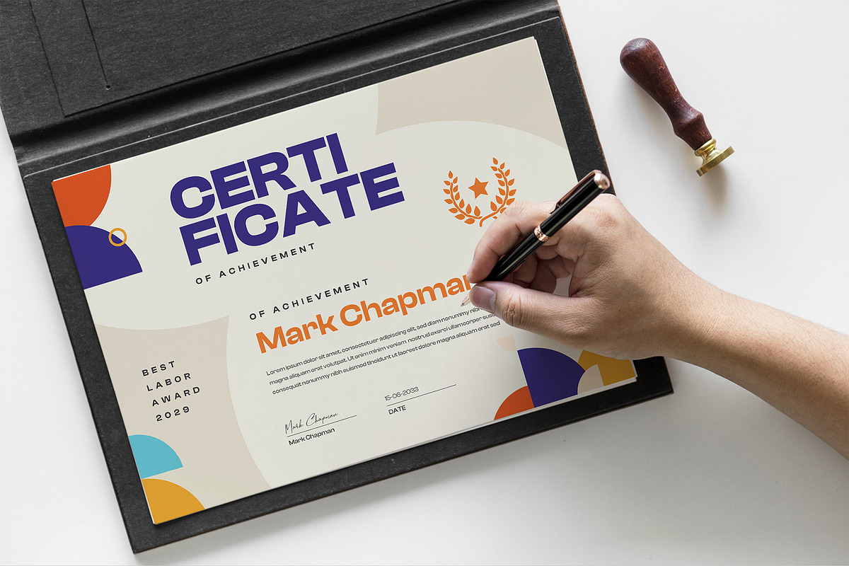 Clean Certificate Template