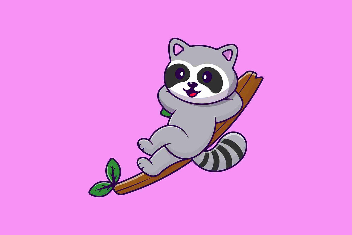 Cute Animal On Branch Pack Cartoon, an Animal Illustration by Artstorystudio (Photo 3 of 5)