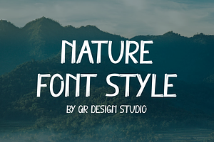 Brittle Wood - Nature Font