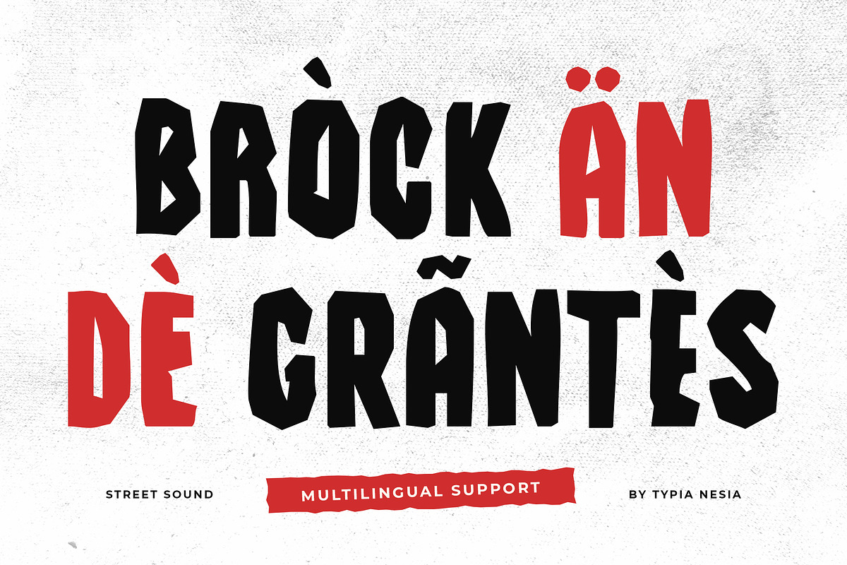 Street Sound - Urban Paper Cut Font, a Sans Serif Font by Typia Nesia (Photo 11 of 12)