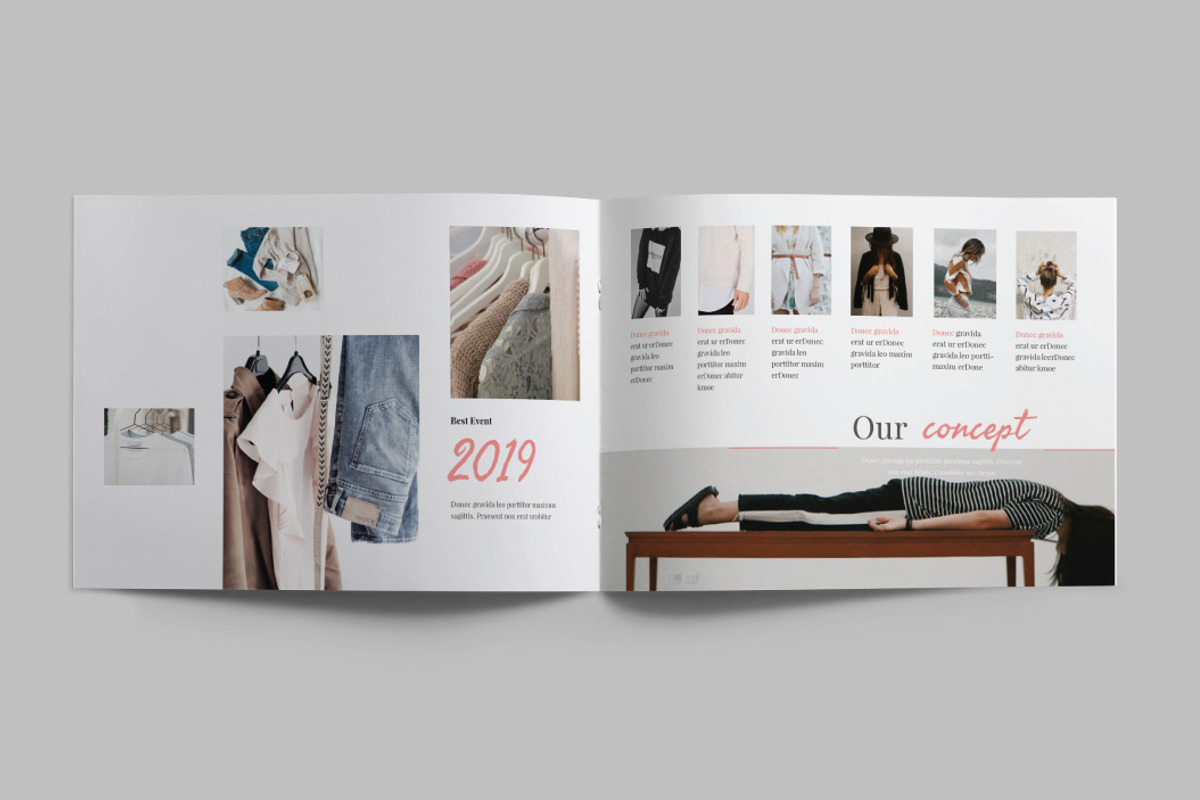 FASHION DESIGN - A5 Brochure, a Brochure Template by Shafura (Photo 4 of 15)