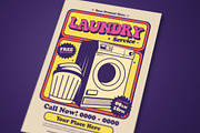 Laundry Service Flyer, a Flyer Template by megarez (Thumbnail 3 of 3)