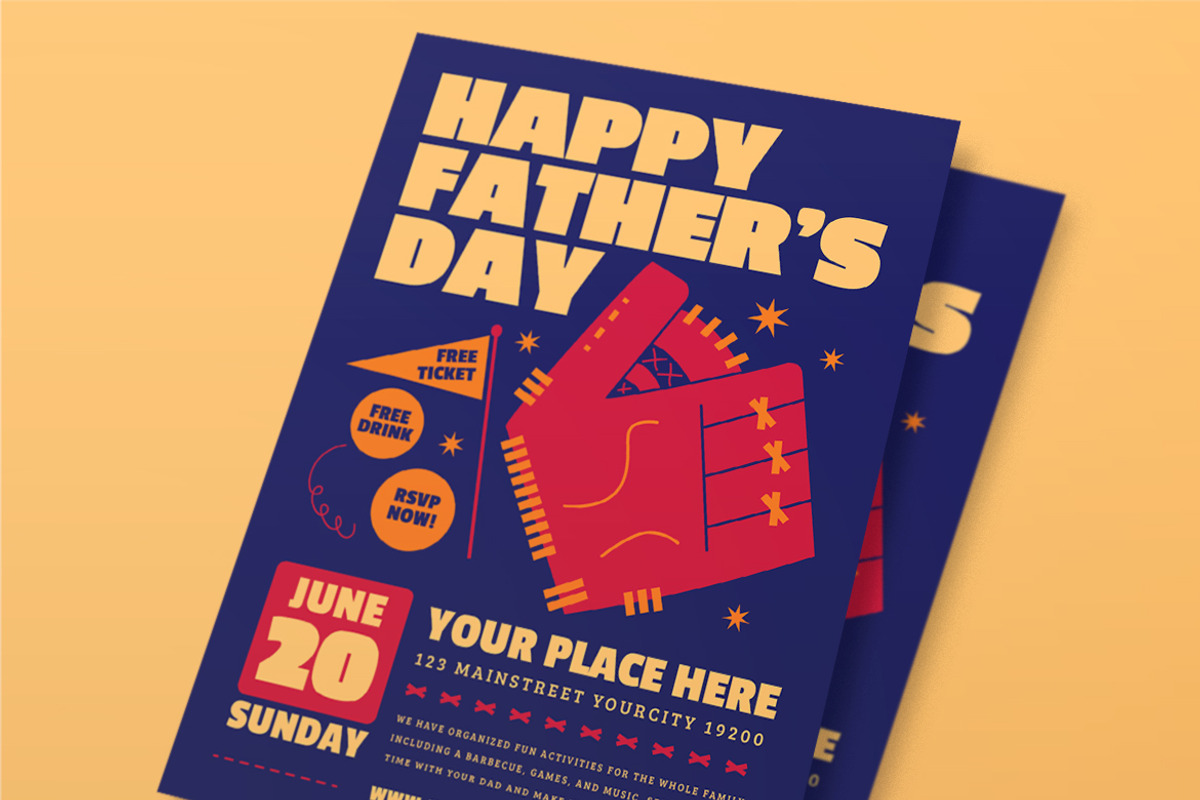 Happy Father's Day Flyer, a Flyer Template by Tokosatsu (Photo 2 of 3)