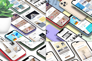 3D iPhone Presentation Mock-Up Bun 2
