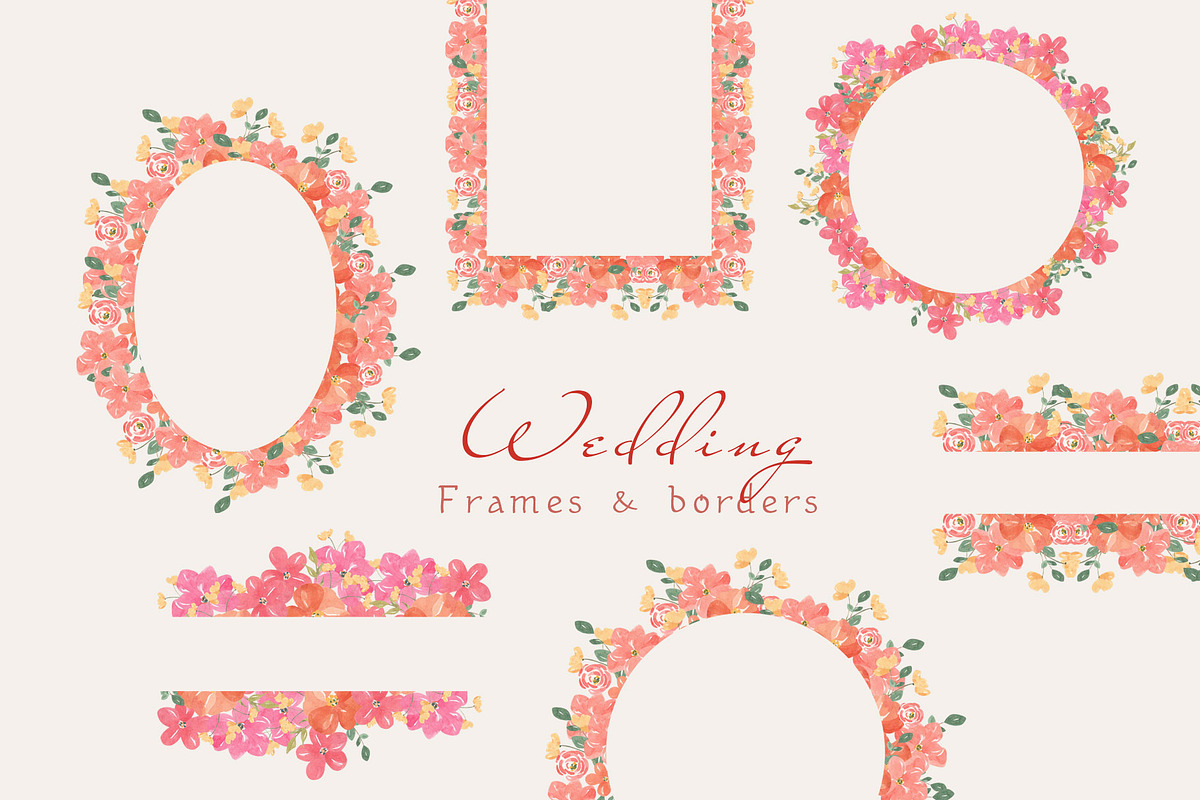 Watercolor Wedding Clipart, a Graphic by natalisart (Photo 7 of 14)
