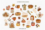 Cozy Autumn at Home - Vector Clipart, a Decorative Illustration by Jenny Quince (Thumbnail 5 of 14)