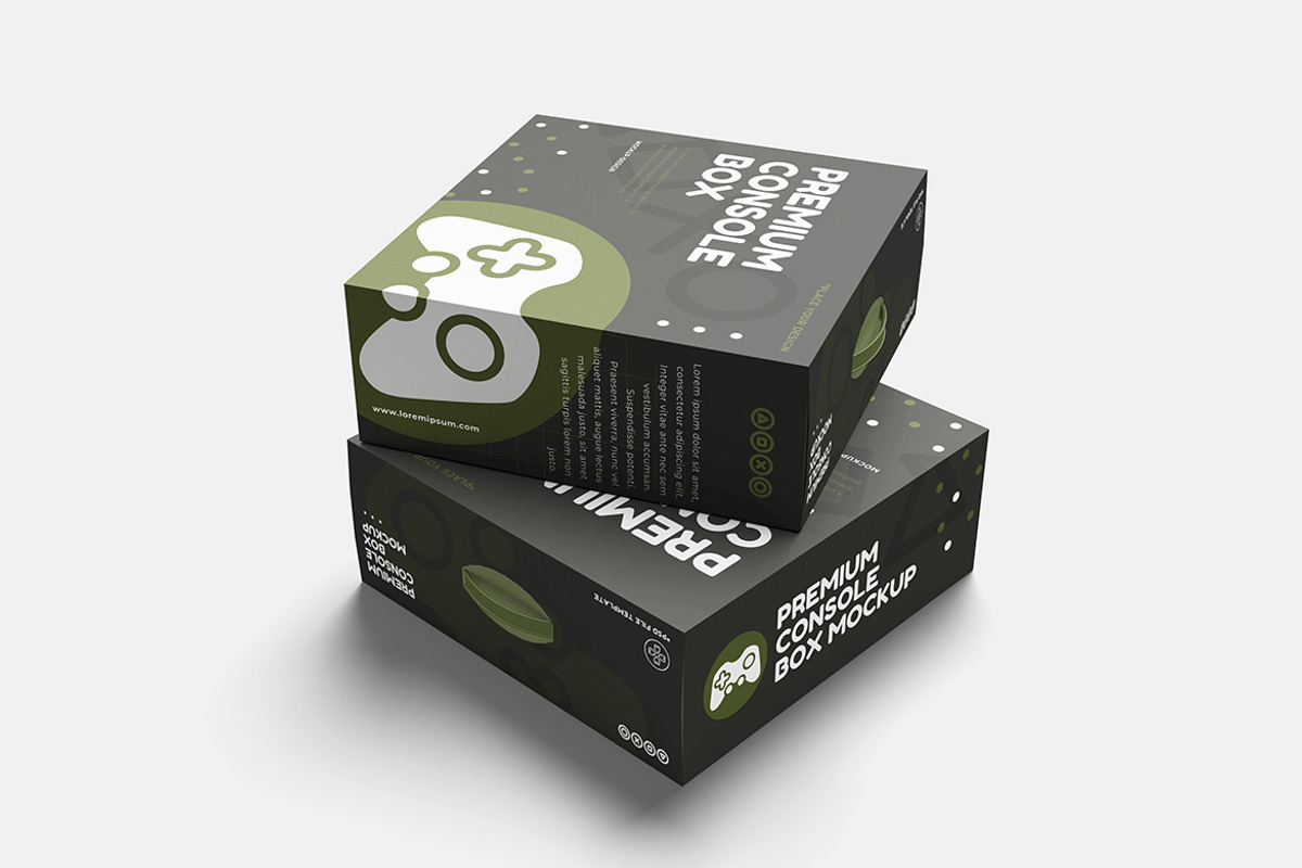 Console Box Mockup, a Product Mockup by bimockup (Photo 5 of 6)