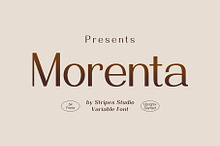 Morenta Variable Sans Serif
