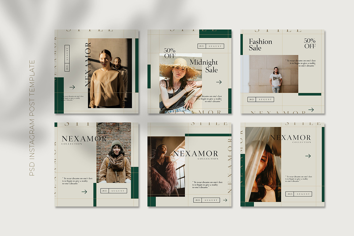 Nexamor - Instagram Stories & Post, a Social Media Template by Creatchees.std (Photo 4 of 6)