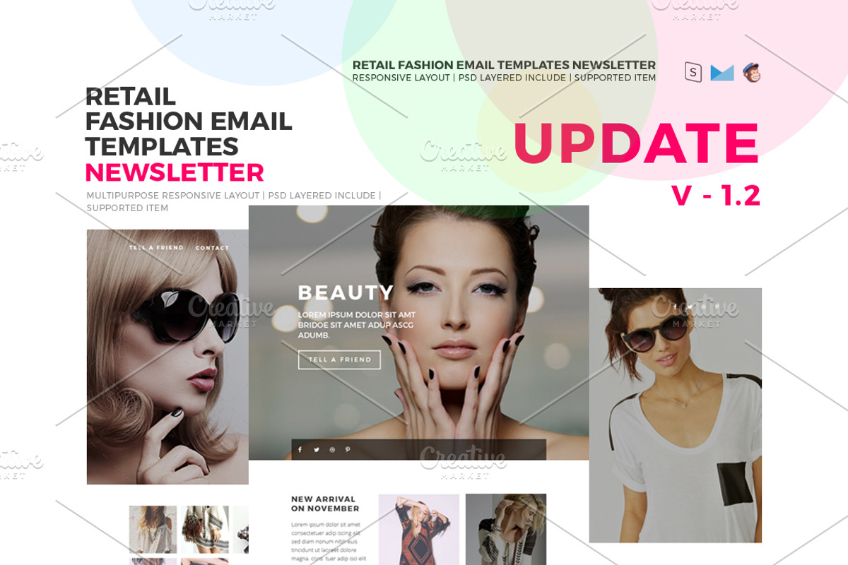 Responsive Fashion Email Templates, an Email Template by Shadiq Jaya (Photo 1 of 4)