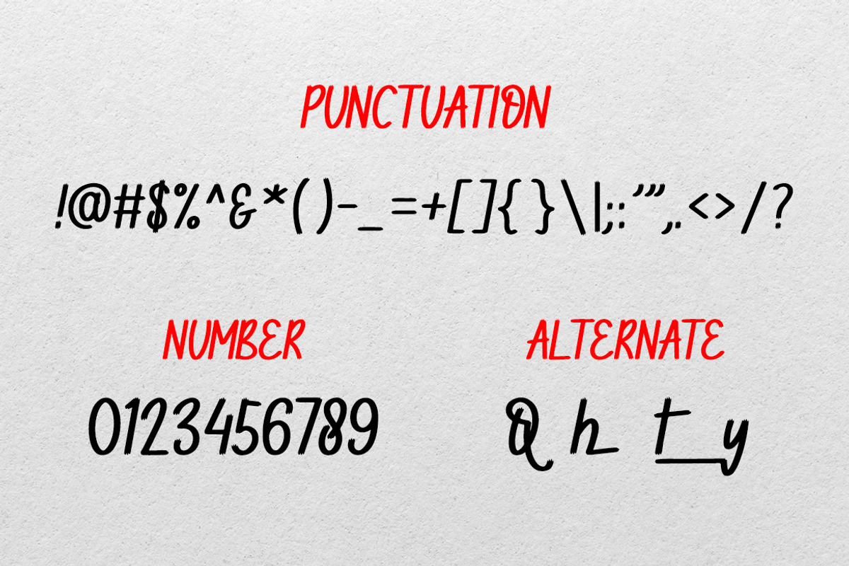 Quintyl - Brush Font, a Sans Serif Font by ENATIVE (Photo 4 of 5)