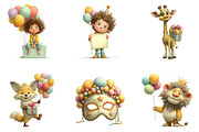 Whimsical kids birthday Celebration, an Illustration by CreationArt (Thumbnail 6 of 7)