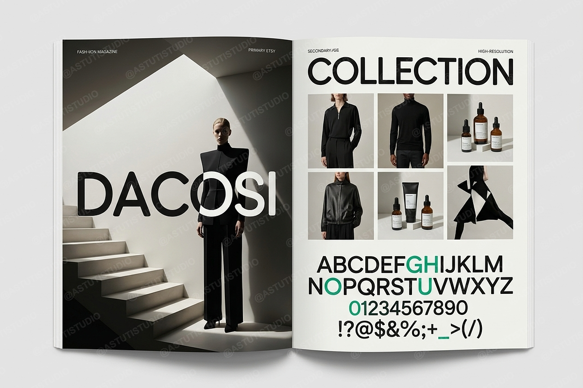 Dacosi - Elegant Serif Typeface, a Serif Font by Astuti Studio (Photo 7 of 25)