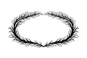 Nature Wreath Frame Vector Bundle, an Illustration by jahid234 (Thumbnail 27 of 51)