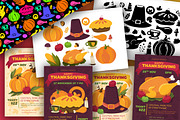 Autumn Thanksgiving Pack, a Marketing Template by barsrsind (Thumbnail 1 of 7)