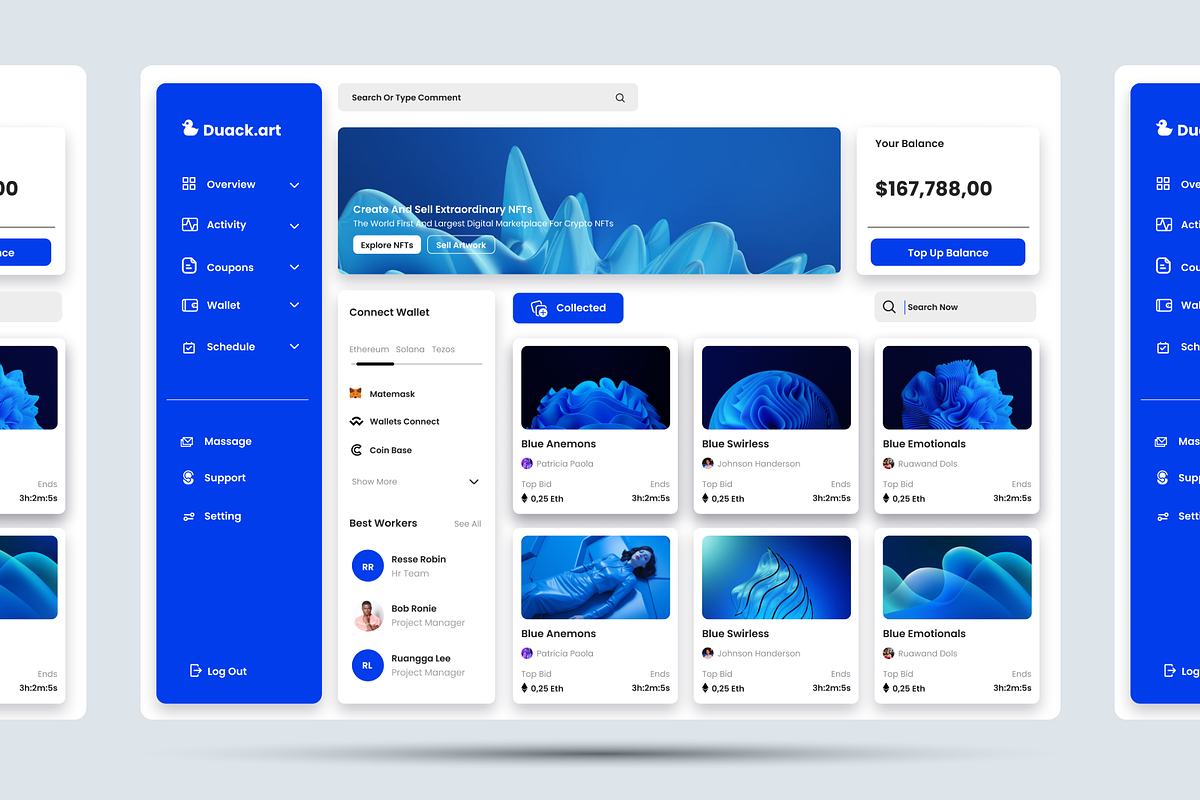 Duack.Art - Nft Admin Dashboard, an UI Kit Template by Annora Studio (Photo 6 of 6)