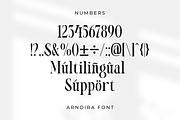 Arnoira, a Serif Font by Rahagita Studio (Thumbnail 10 of 11)