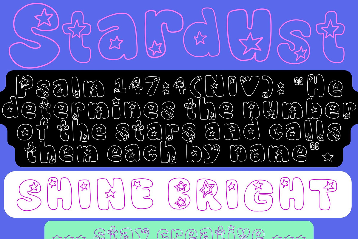 Starry Eyed hand-drawn font, a Handwritten Font by Eryn Rose Design