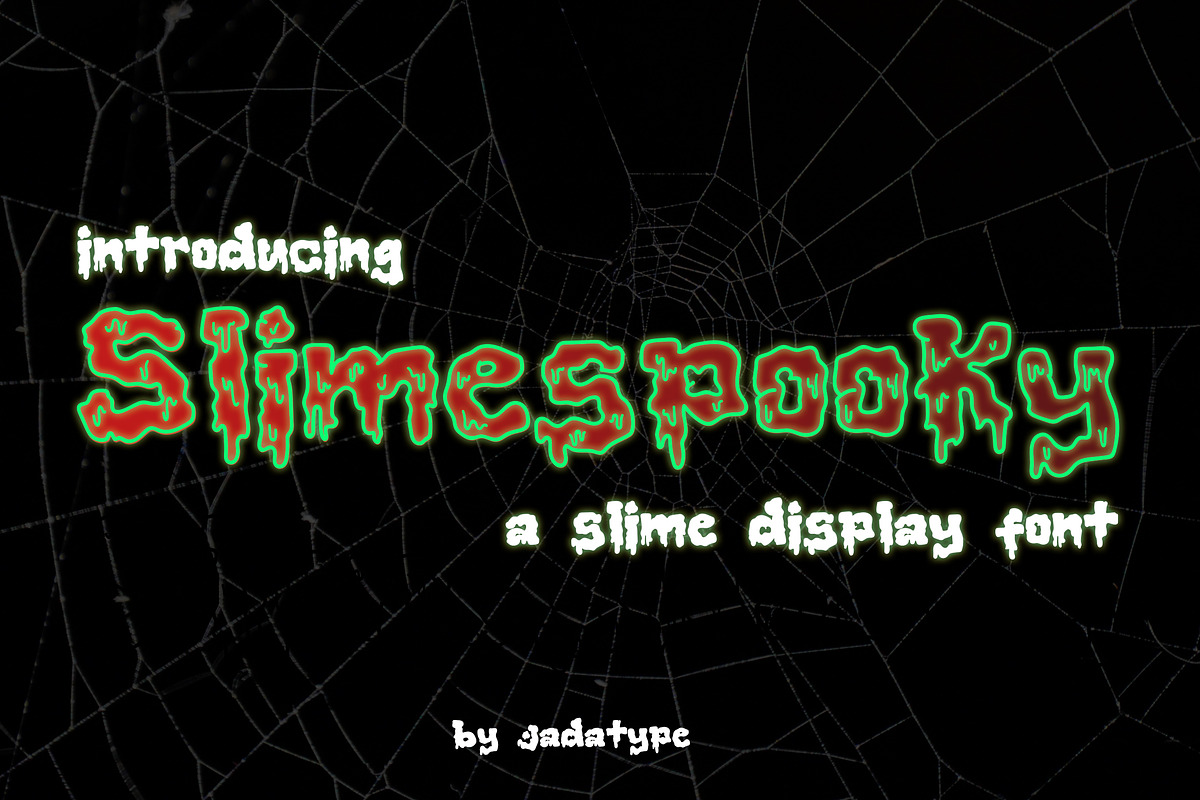Slimespooky Font | Halloween Theme, a Symbol Font by Jadatype.id (Photo 2 of 11)