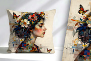 Women in Reflection, a Person Illustration by Sharon Schwalbe (Thumbnail 3 of 6)