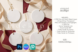 Ornament Mockup Set of 5
