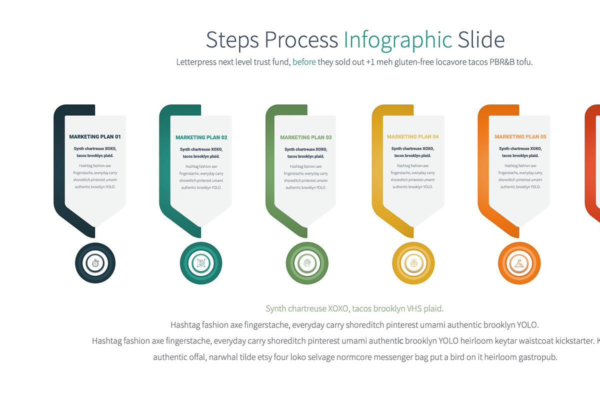 Steps Process PowerPoint Slides, a Presentation Template by Pulsecolor